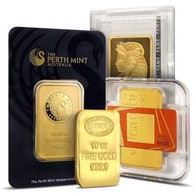 10 oz Gold Bar LBMA Accredited