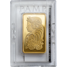 Load image into Gallery viewer, 10 oz Gold Bar from Refiners on the LBMA Good Delivery List (w/Assay Card)