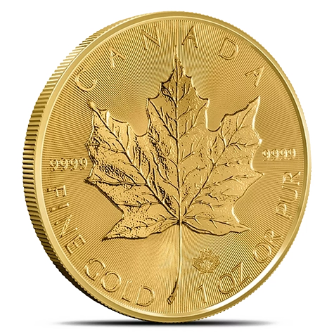 1 oz Gold Canadian Maple Leaf