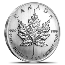 Load image into Gallery viewer, 1 oz Silver Canadian Maple Leaf