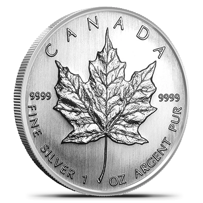 1 oz Silver Canadian Maple Leaf