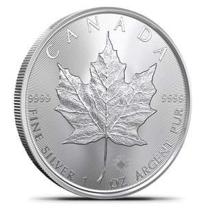 2025 1 oz Silver Canadian Maple Leaf