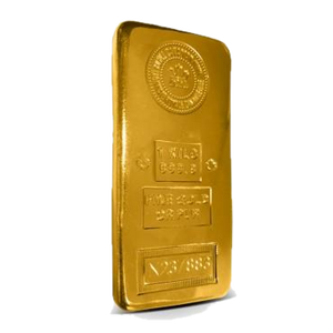 Kilo Gold Bar (32.15 oz) from Refiners on the LBMA Good Delivery List (w/Assay Card)